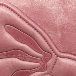 Pre Owned RED Valentino Pink Leather Bow Crossbody Bag