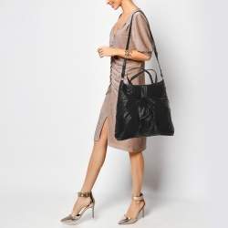 Pre Owned RED Valentino Bow Black Nylon Tote