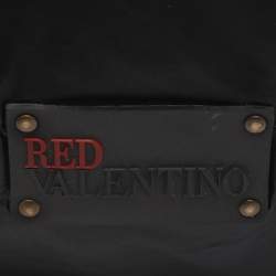 Pre Owned RED Valentino Bow Black Nylon Tote