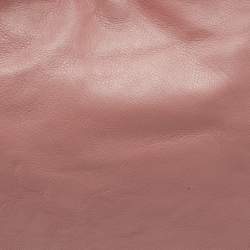 Pre Owned حقيبة هوبو جلد زهري بفِيُونكة ريد فالنتينو