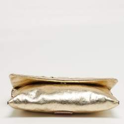 مملوكة مسبقًا حقيبة كلتش ريد فالنتينو بوو سلسلة جلد ذهبية