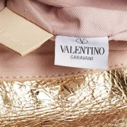 مملوكة مسبقًا حقيبة كلتش ريد فالنتينو بوو سلسلة جلد ذهبية