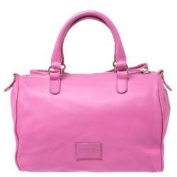 RED Valentino Pink Leather Bow Sacthel
