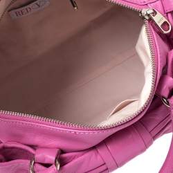 RED Valentino Pink Leather Bow Sacthel