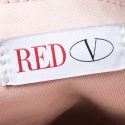 RED Valentino Pink Leather Bow Sacthel