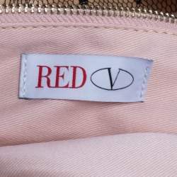 RED Valentino Lace Daisy Bow Chain Clutch