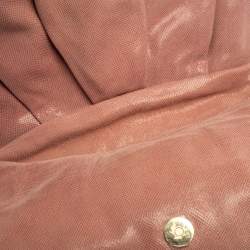 Red Valentino Pink Textured Leather Bow Flap Chain  Shoulder Bag