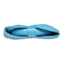 RED Valentino Blue Leather Bow Clutch