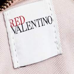 RED Valentino Beige Leather Bow Frame Satchel