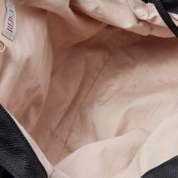 RED Valentino Black Leather Bow Tote 