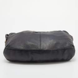 RED Valentino Black Leather Bow Tote 