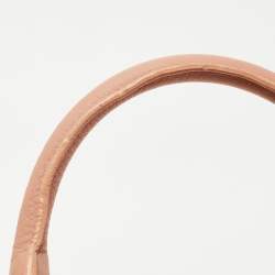 Pre Owned RED Valentino Old Rose/Beige Quilted Raffia and Leather Tote