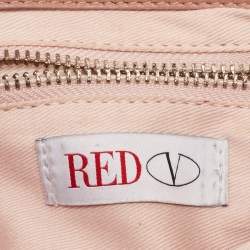 RED Valentino Black Sequins Bow Flap Shoulder Bag