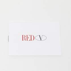 RED Valentino Peach Leather Bow Shell Clutch