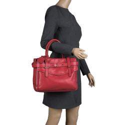 Reed Krakoff Rosewood Pink Leather Boxer Satchel