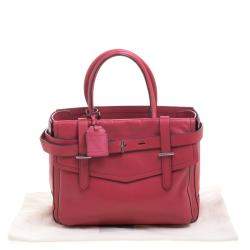 Reed Krakoff Rosewood Pink Leather Boxer Satchel