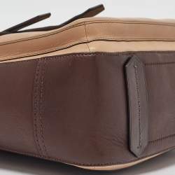Reed Krakoff Tricolor Leather Gator Boxer II Tote