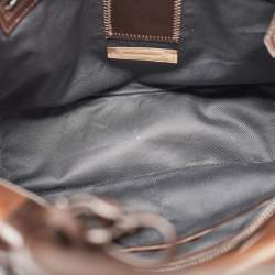 Reed Krakoff Tricolor Leather Gator Boxer II Tote
