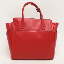 Pre Owned Reed Krakoff Red Leather Atlantique Tote
