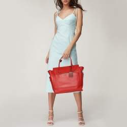 Pre Owned Reed Krakoff Red Leather Atlantique Tote