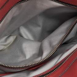 Pre Owned Reed Krakoff Red Leather Medium Boxer Tote