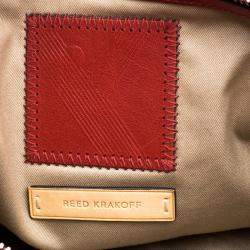 Reed Krakoff Red Leather Medium Boxer Tote