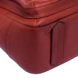 Reed Krakoff Red Leather Medium Boxer Tote