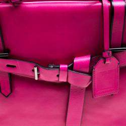 Reed Krakoff Magenta Leather Boxer Tote
