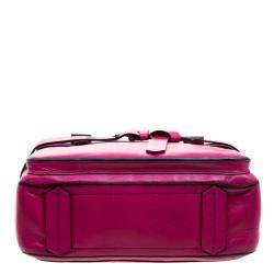 Reed Krakoff Magenta Leather Boxer Tote