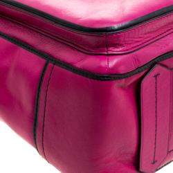 Reed Krakoff Magenta Leather Boxer Tote
