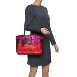 Reed Krakoff Multicolor Leather Boxer Tote