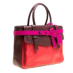 Reed Krakoff Multicolor Leather Boxer Tote