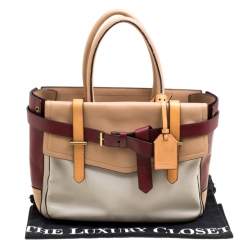 Pre Owned Reed Krakoff Multicolor Leather Boxer Tote