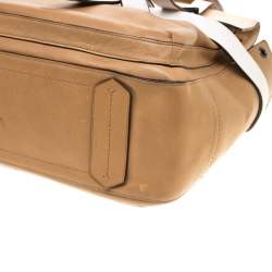 Reed Krakoff Brown/Beige Leather Boxer Tote