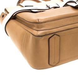 Reed Krakoff Brown/Beige Leather Boxer Tote