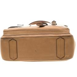 Reed Krakoff Brown/Beige Leather Boxer Tote