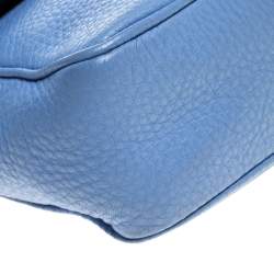 Pre Owned Reed Krakoff Sky Blue Leather Crossbody Bag