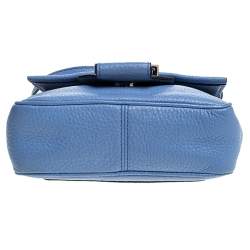 Pre Owned Reed Krakoff Sky Blue Leather Crossbody Bag
