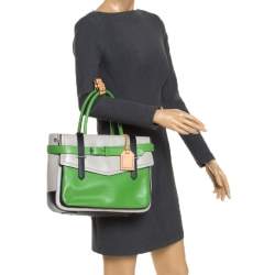 Reed Krakoff Multicolor Leather Boxer Tote
