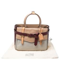 Reed Krakoff Multicolor Leather Gator Boxer II Tote