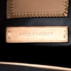 Reed Krakoff Multicolor Leather Gator Boxer II Tote