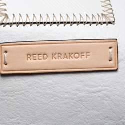 Reed Krakoff Tan/White Leather Atlantique Tote