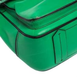 Reed Krakoff Green/Black Leather Boxer Tote