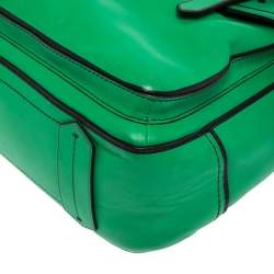 Reed Krakoff Green/Black Leather Boxer Tote