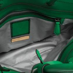 Reed Krakoff Green/Black Leather Boxer Tote