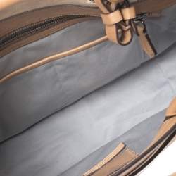 Pre Owned حقيبة يد ريد كراكوف بوكسر جلد كريمي/ بني فاتح