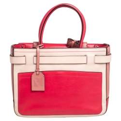 Pre Owned Reed Krakoff Multicolor Leather Gator Boxer II Tote