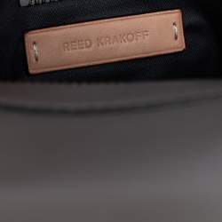 Pre Owned Reed Krakoff Grey Leather Gator Boxer II Tote