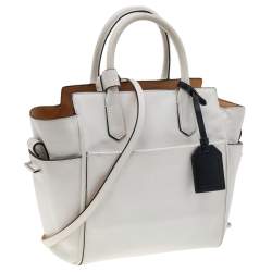 Pre Owned Reed Krakoff White Leather Atlantique Tote