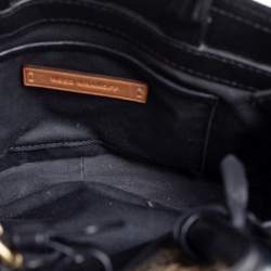 Pre Owned Reed Krakoff Black Fabric And Leather Boxer Bag